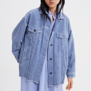 OVERSIZED CORDUROY OVERSHIRT